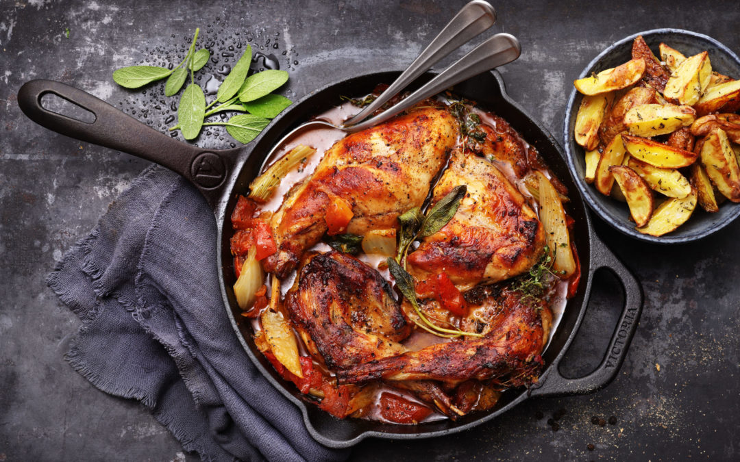 Geschmortes Kaninchen in Tomate-Fenchel-Sud 