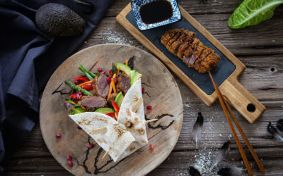 Ente gut, alles gut: krosser Entenbrust-Wrap im Asia-Style